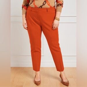 Boden Women's  16/18R Hampshire 7/8
Pants Flat Front Dress Ankle Orange Career